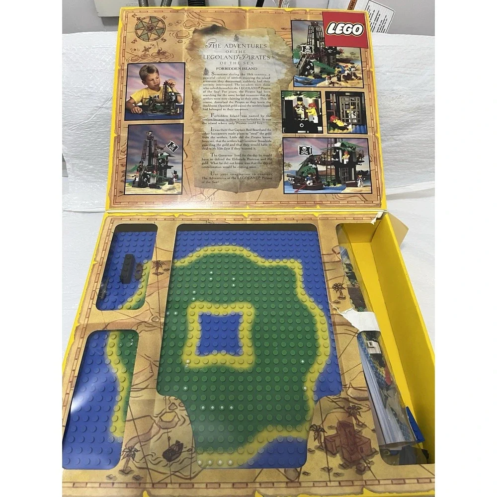 Vintage Lego Box Set 6270 Forbidden Island With Original Box And Instructions